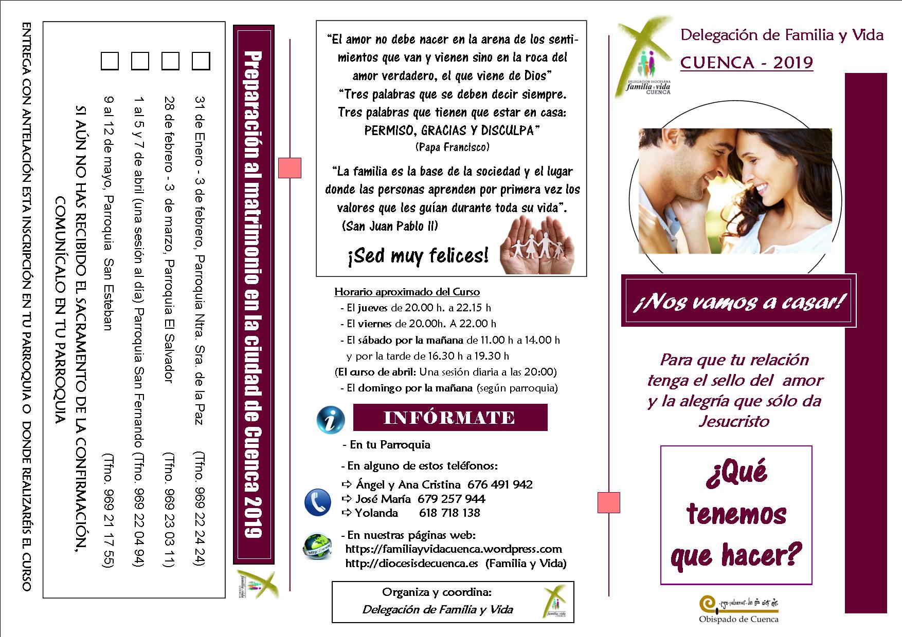 cursos preparacion matrimonio 2019-1